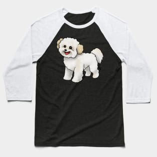 Dog - Bichon Frise - White and Apricot Baseball T-Shirt